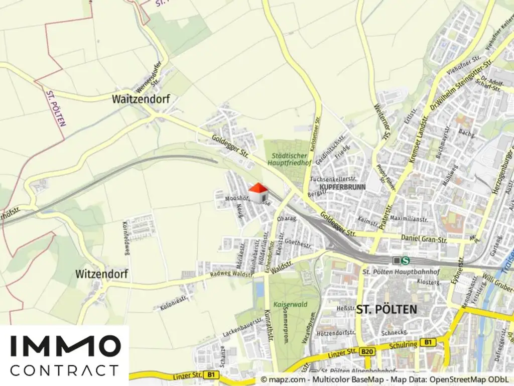 Geolyzer Kartenausschnitt