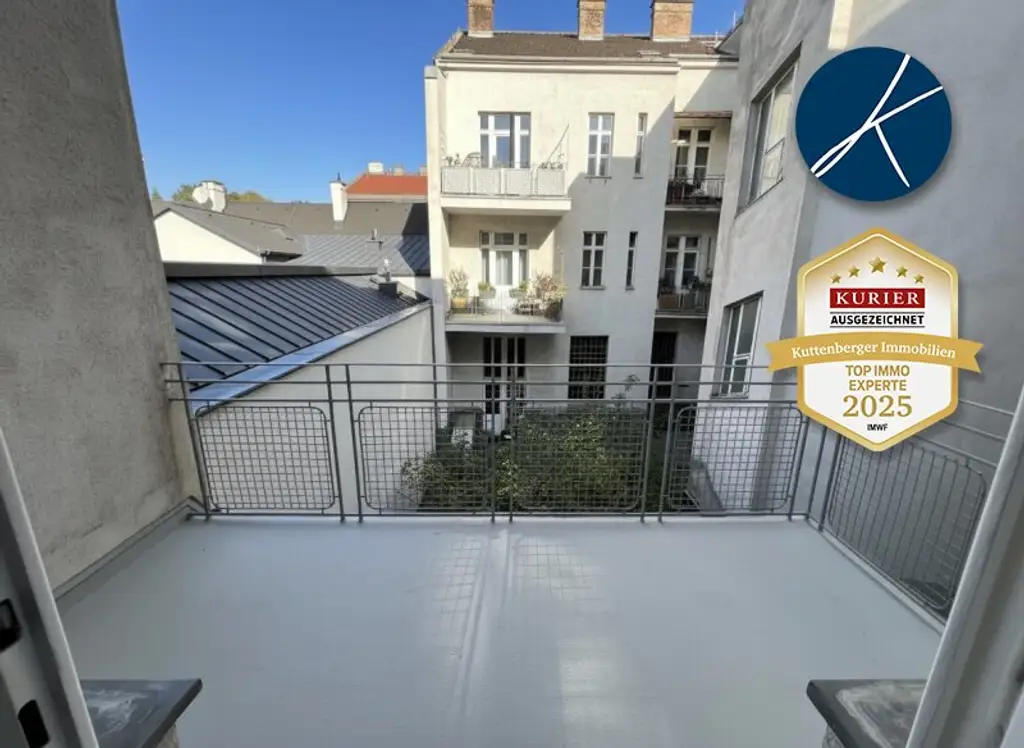Nähe U4 Hietzing: ERSTBEZUG nach erstklassiger Generalsanierung! *Traumhafte Altbau-Wohnung mit 2 Balkonen*