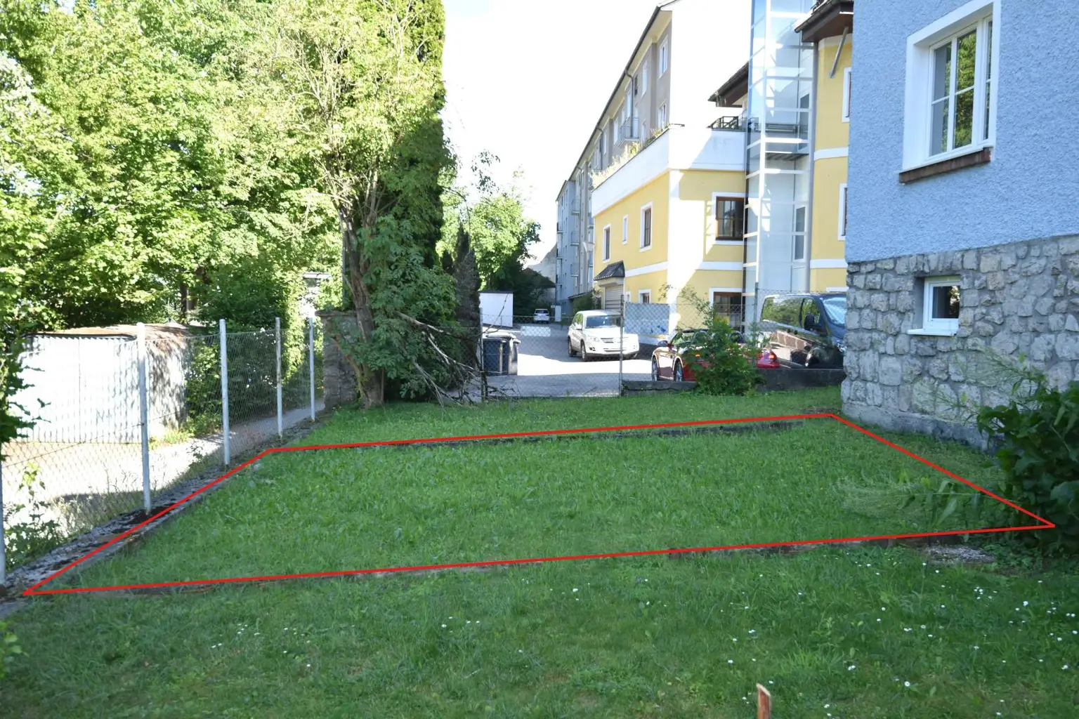 Garten eingezeichnet