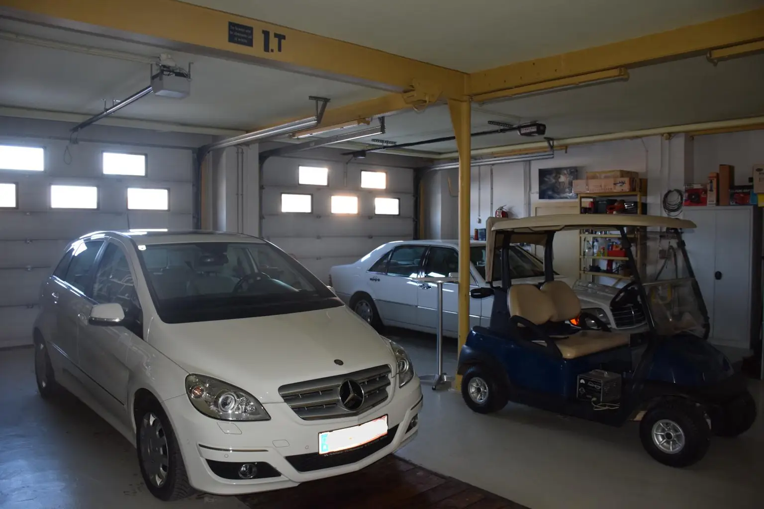 Große Doppelgarage mit Traverse 1to Traglast