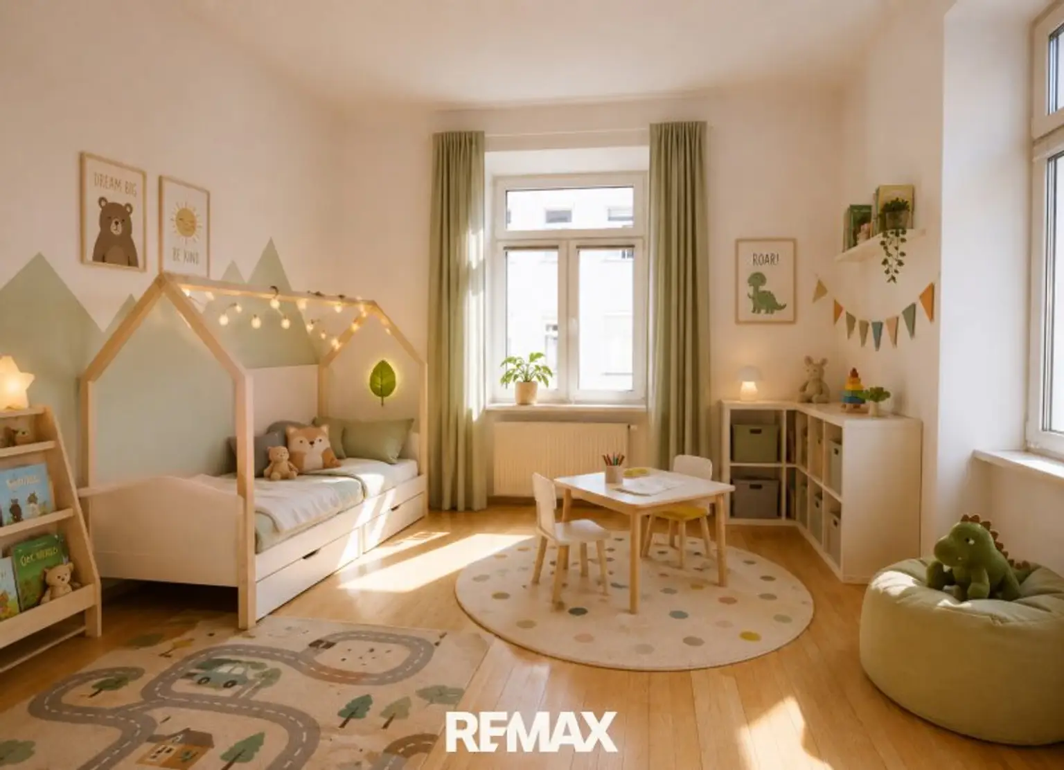 Kinderzimmer (virtuell eingerichtet)