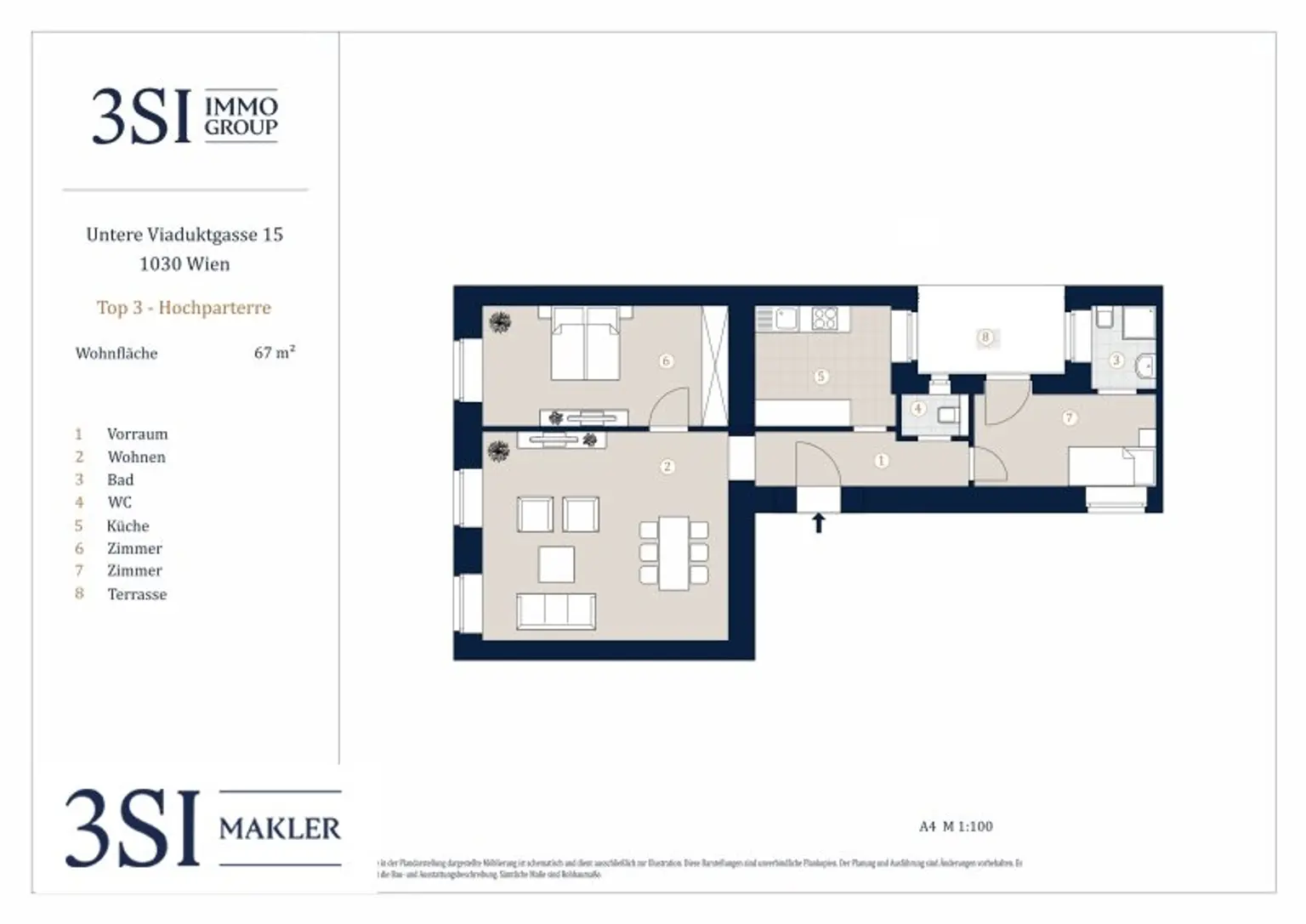Charmante 3-Zimmer-Altbauwohnung in Top Lage