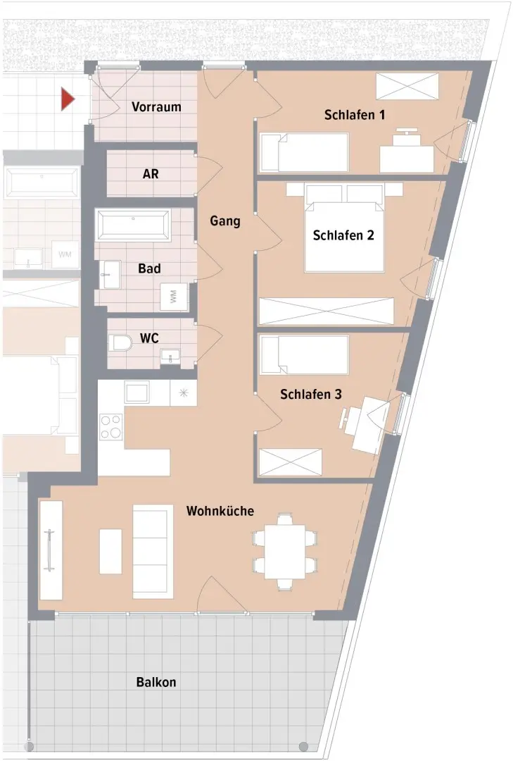 Neubau-4-Zimmerwohnung nahe Klusemannschule zum Top-Preis!