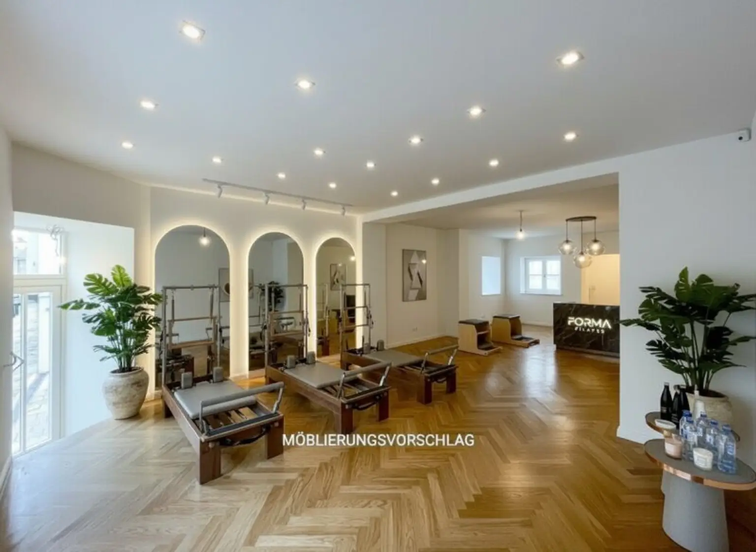 Möblierungsvorschlag - KI - Former Pilates