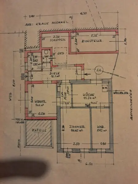 Jedenspeigen: S- Bahn: kleiner, bezugsfertiger Wohnhit mit Innenhof,ohne Garten