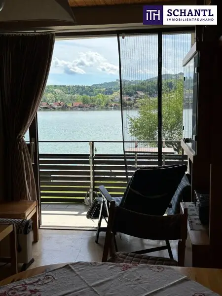 Gepflegte Seewohnung in Ruhelage – Direkter Blick auf den Walschacher See!