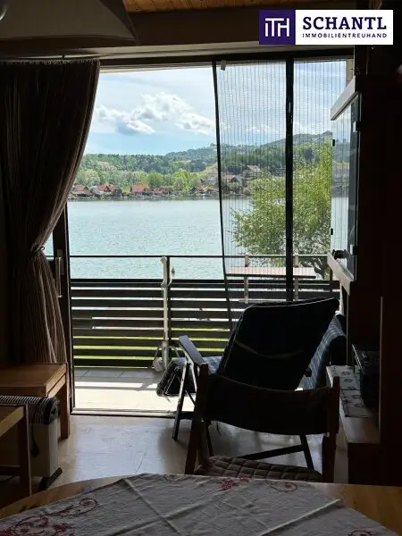 Gepflegte Seewohnung in Ruhelage – Direkter Blick auf den Walschacher See!