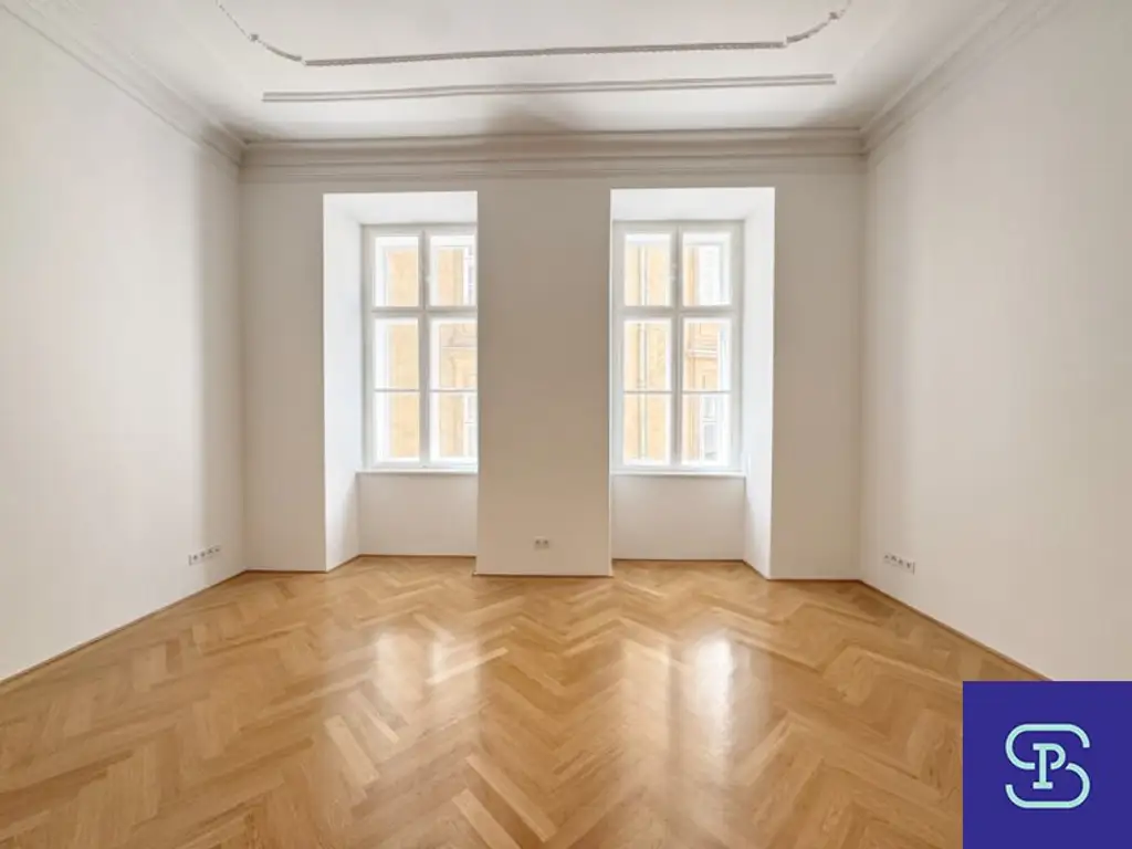 Erstbezug: 112m² Altbau mit 4 Zimmern und Einbauküche am Franziskanerplatz - 1010 Wien