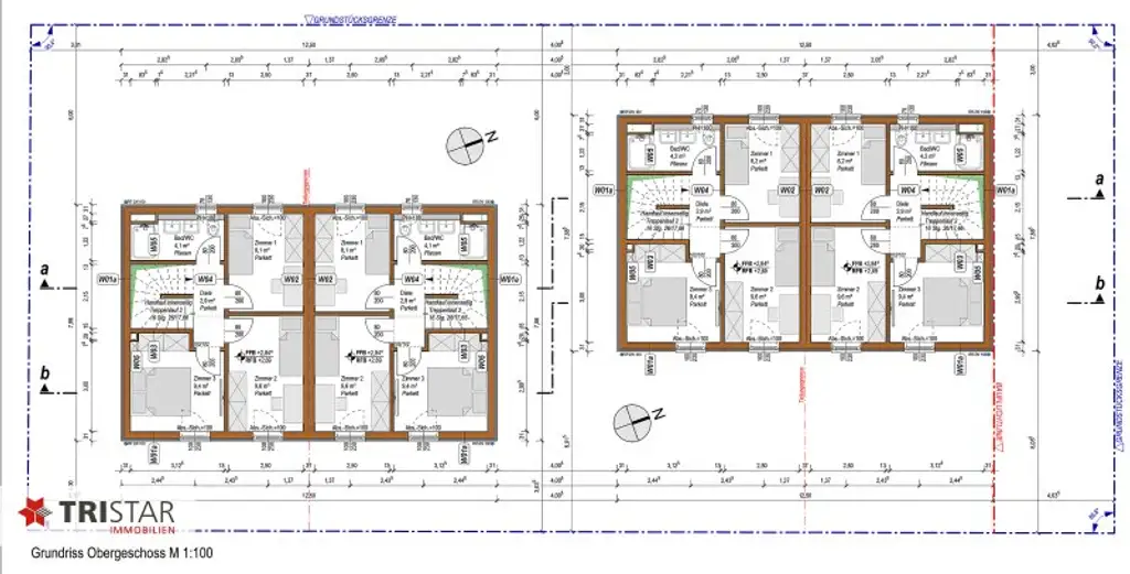NEU • FAMILIENTRAUM • 4 HÄUSER • GARTEN • TERRASSE • PKW-STELLPLÄTZE • NÄHE LOBAU • LUFTWÄRMEPUMPE • 1220 WIEN