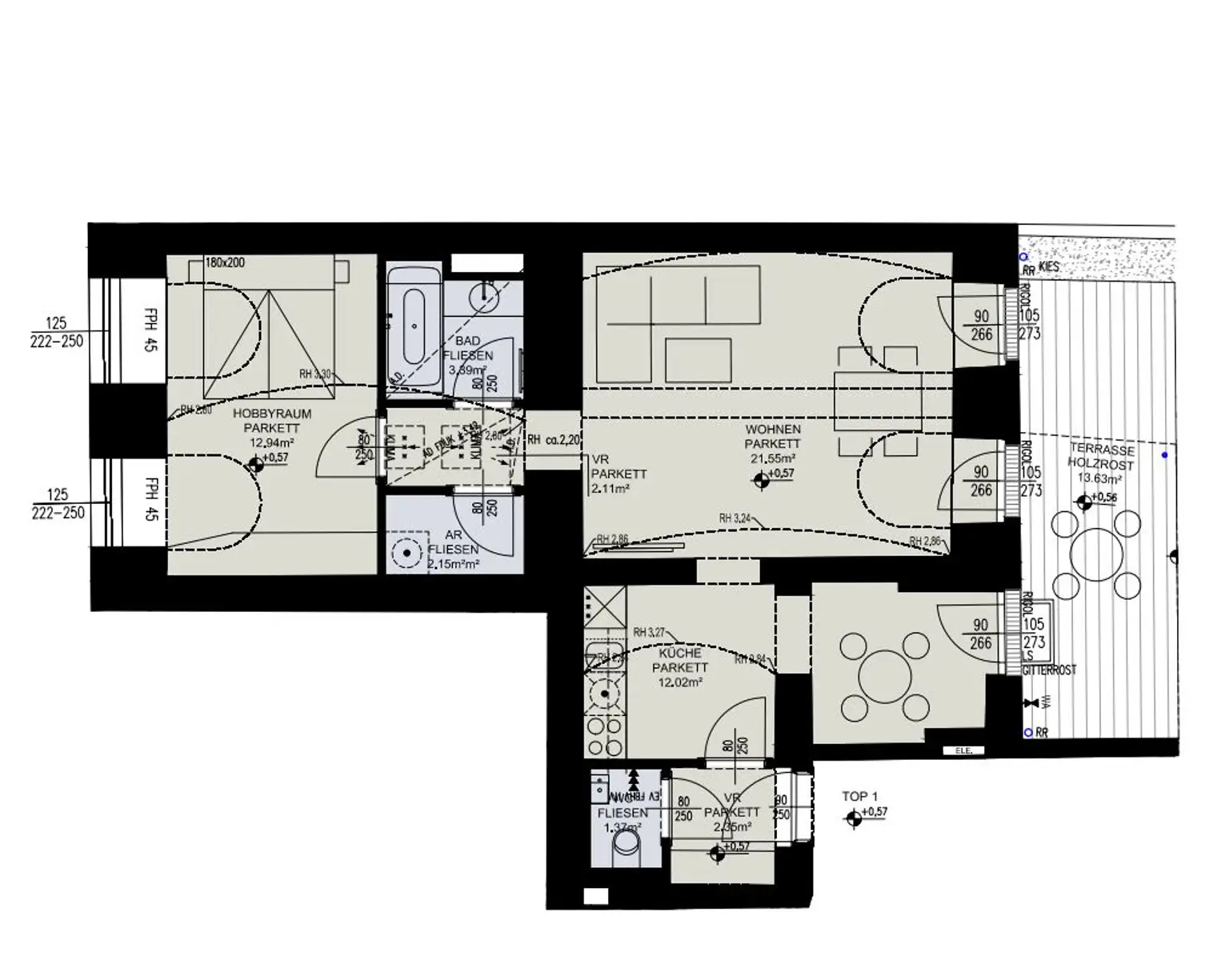 Perfekt für Wohnen & Gewerbe: 2-Zimmer-Immobilie in Top-Lage, ERSTBEZUG