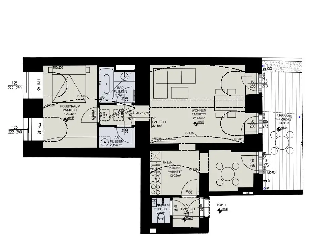 Perfekt für Wohnen & Gewerbe: 2-Zimmer-Immobilie in Top-Lage, ERSTBEZUG