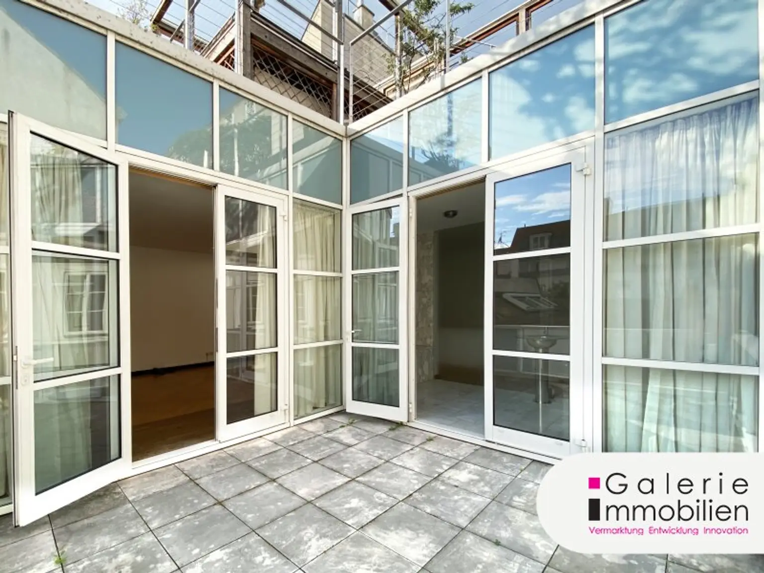 Terrasse 2. OG vor dem Schlaf- und Badezimmer