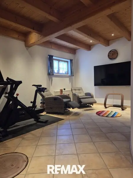 Zimmer mit Sauna und Spiralendusche