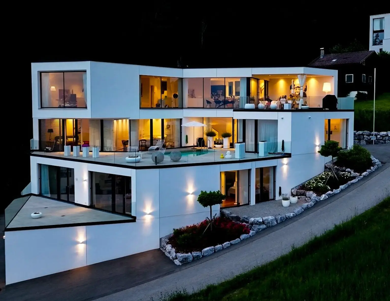 Eichenberg: Exklusives Penthouse mit atemberaubender Seesicht