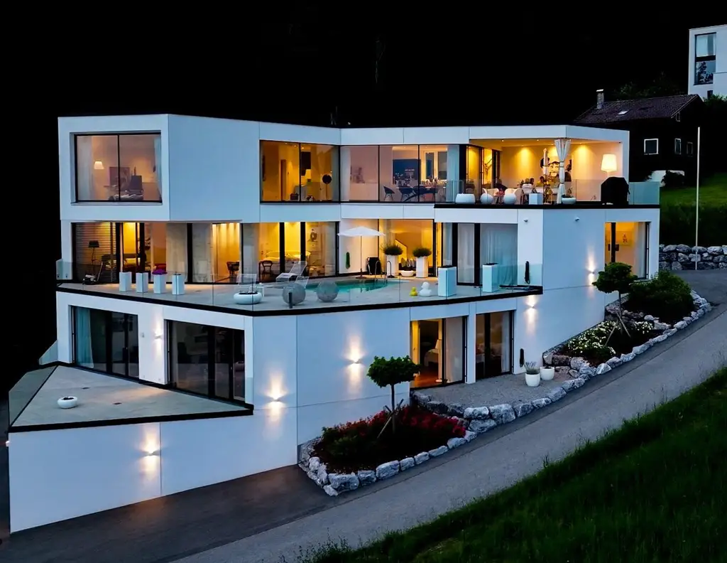 Eichenberg: Exklusives Penthouse mit atemberaubender Seesicht