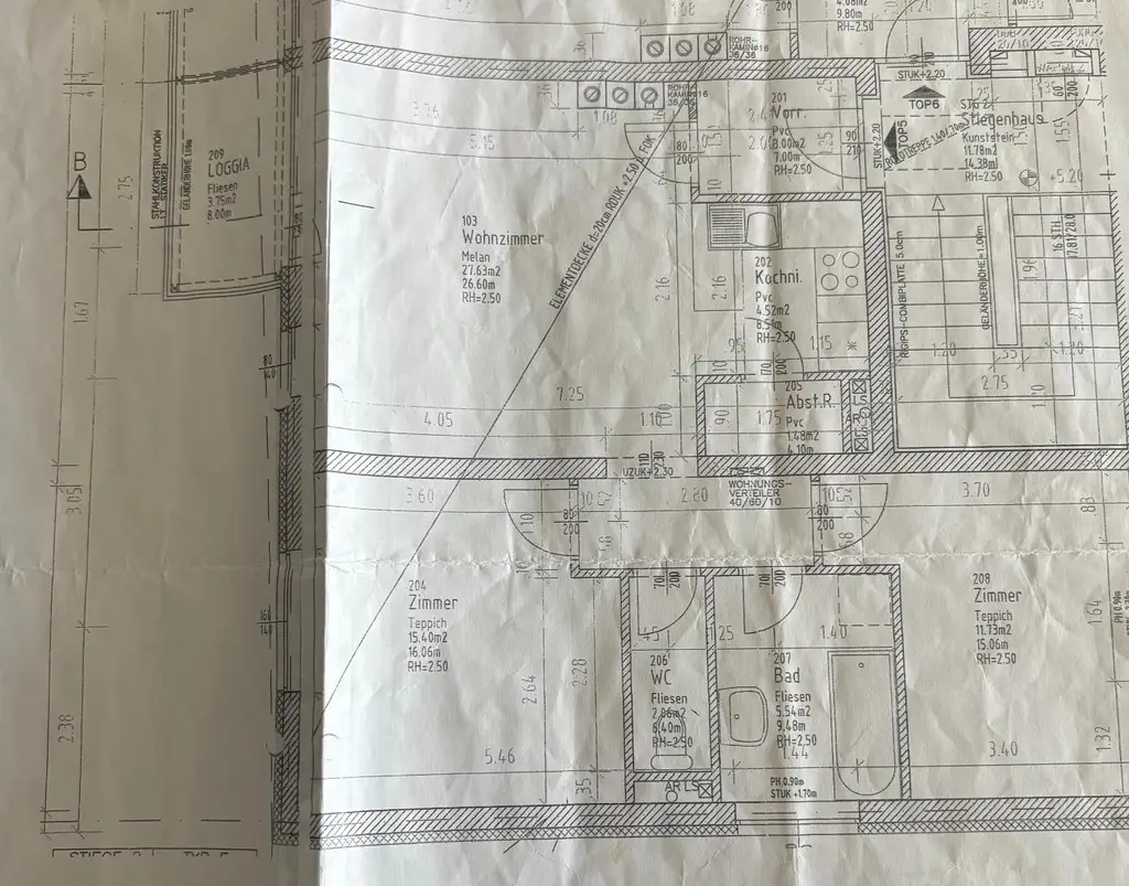 Geräumige 3-Zimmer Wohnung mit Loggia in zentraler Lage