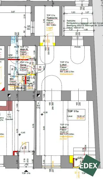 Vermietetes Geschäftslokal in Frequenzlage auf der Währinger Straße zu verkaufen