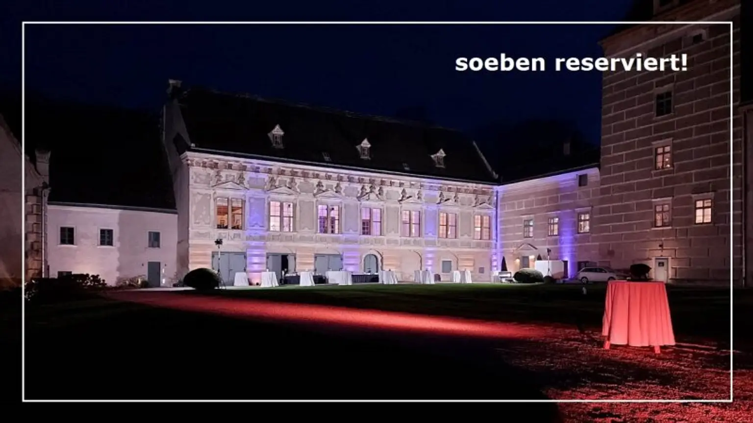 einzigartige Möglichkeit – wohnen im Schloss!