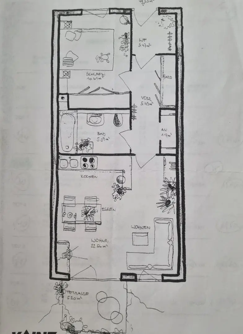 Itzling: 2 Zimmerwohnung mit Garten und TG Platz