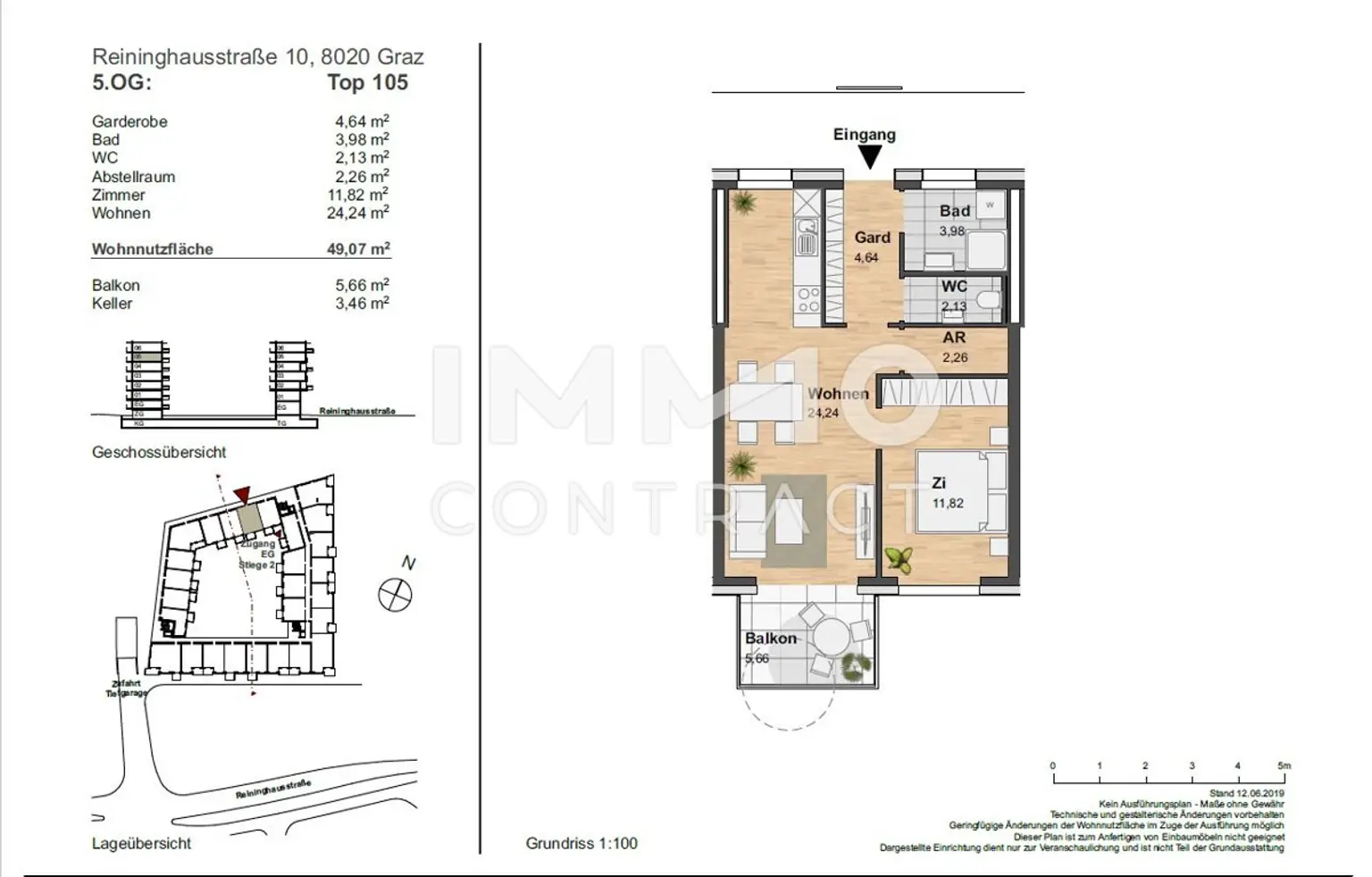 REININGHAUS AKTION: 1. MONAT MIETFREI  TOP 2-ZIMMERWOHNUNG MIT BALKON