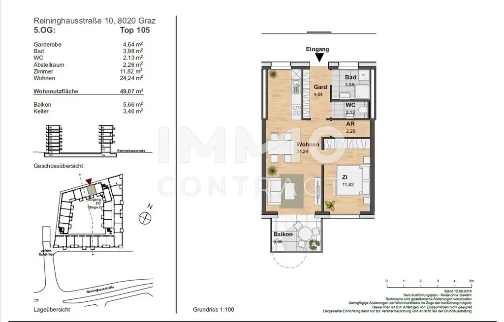 REININGHAUS AKTION: 1. MONAT MIETFREI  TOP 2-ZIMMERWOHNUNG MIT BALKON