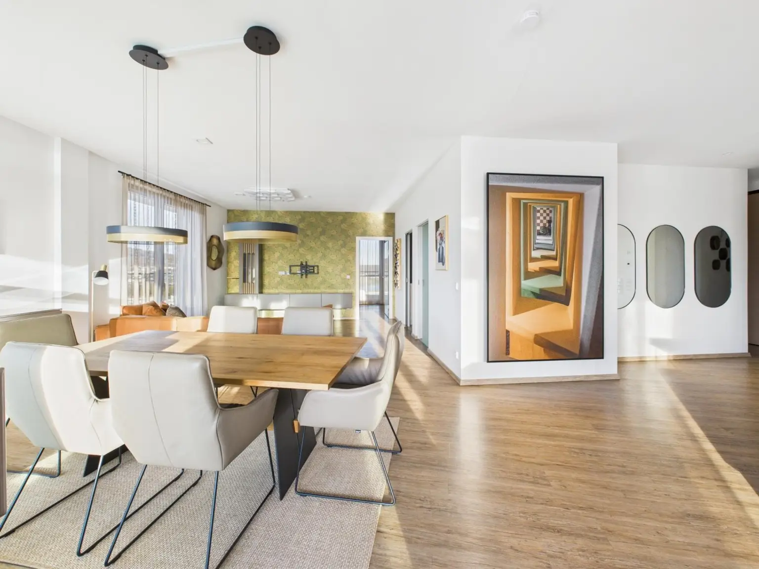 LINZ/URFAHR (BRUCKNER TOWER): EINE PERFEKTE WOHNKOMPOSITION-EIGENTUMSWOHNUNG 129,09 m² Wohnfläche + 64,15 m² Balkon + Tiefgaragenstellplätze