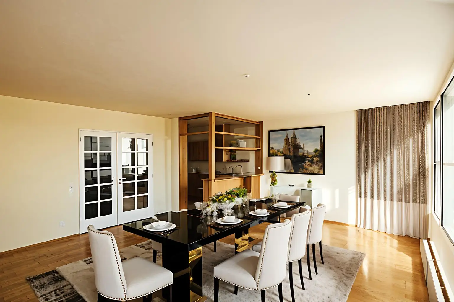 Esszimmer KI generiert