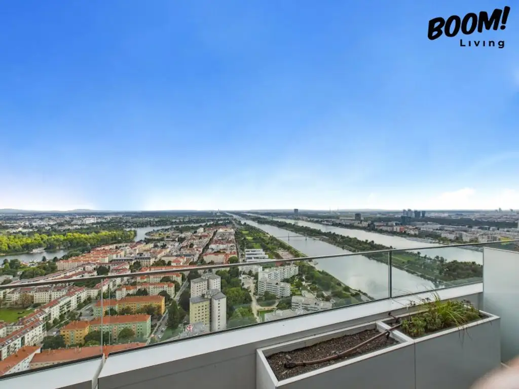 Danubeflats – Österreichs höchstes Wohnhochhaus mit atemberaubendem Ausblick, exklusivem Spa und urbanem Luxus direkt an der Neuen Donau