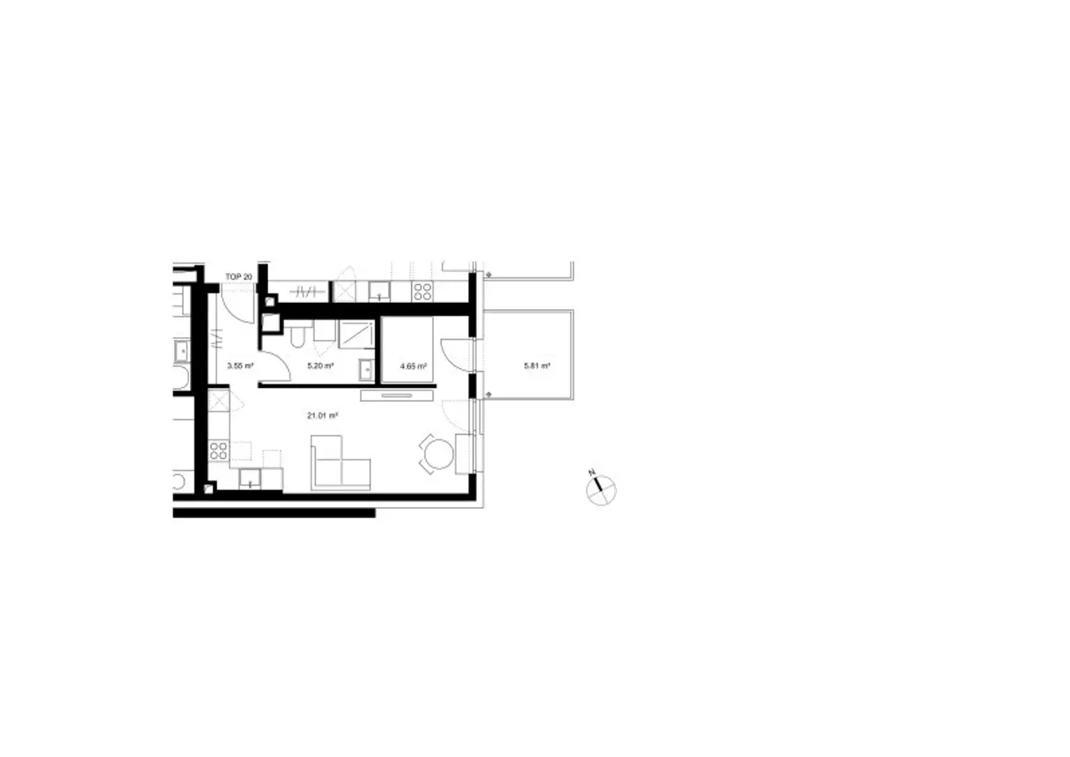 Ruhige 1-Zimmer-Wohnung zum Innenhof – ideal für Anleger und Eigennutzer