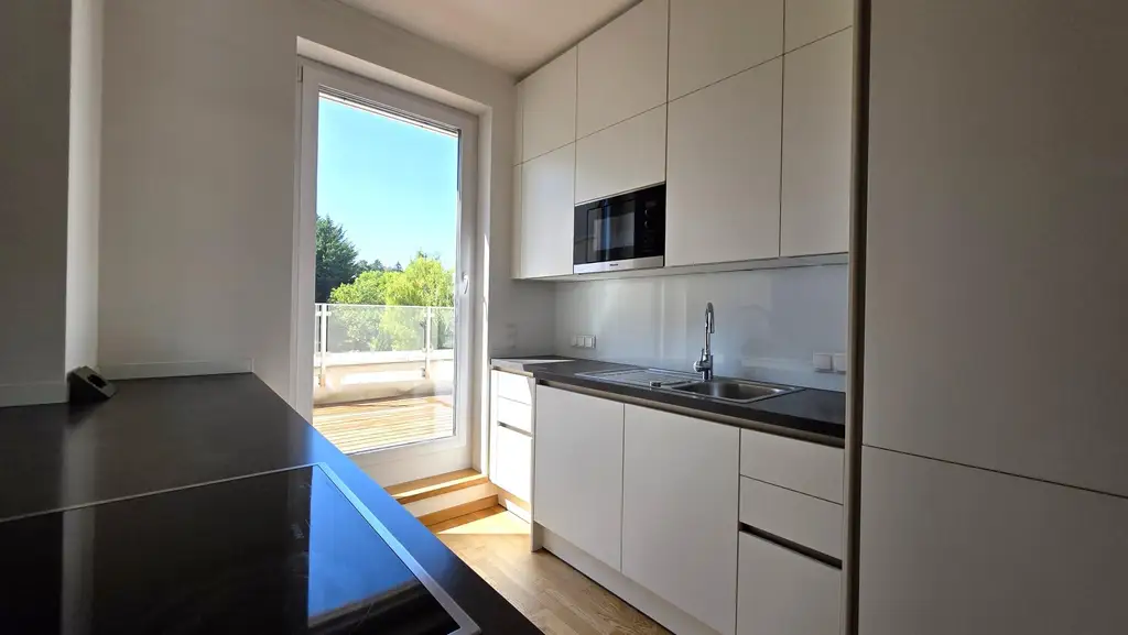 Maria Enzersdorf - Schlosspark!!! Stylische Neubauwohnung + MEGA Dachterrasse + Grün- und Weitblick!