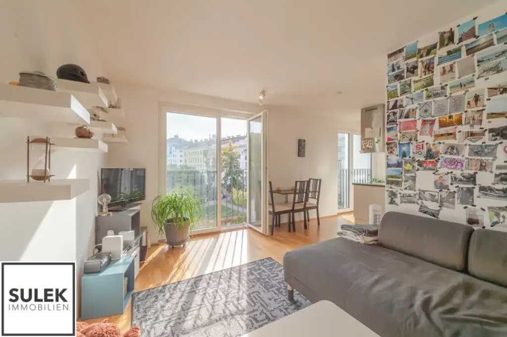 Neubau: gut geschnittene 2-Zimmer Wohnung vis á vis dem Währinger Schubertpark