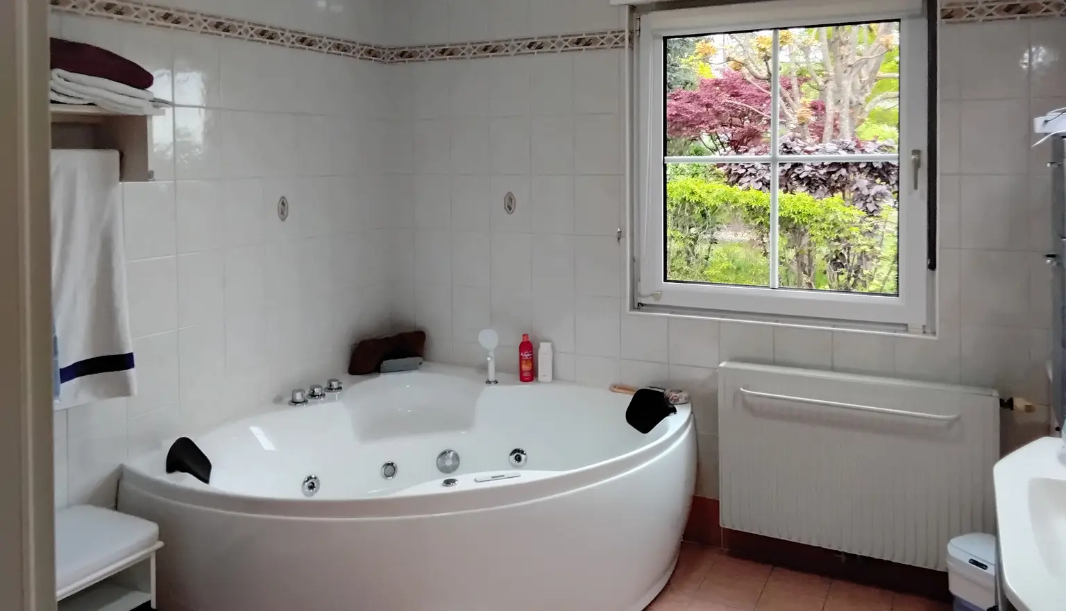 Ein einzigartiges Zweifamilienhaus mit Schwimmteich.