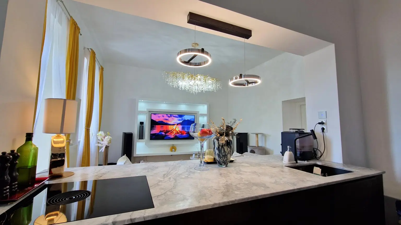 Blick Wohnzimmer