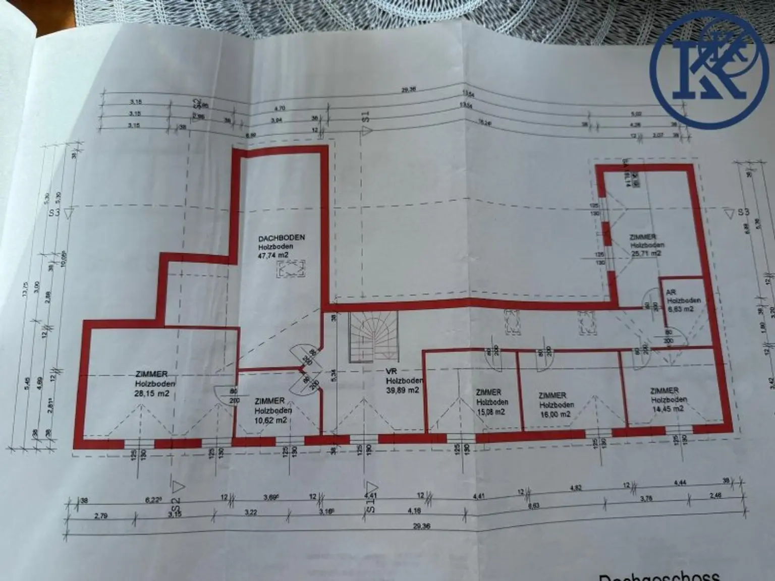 Grundriss Dachgeschoss