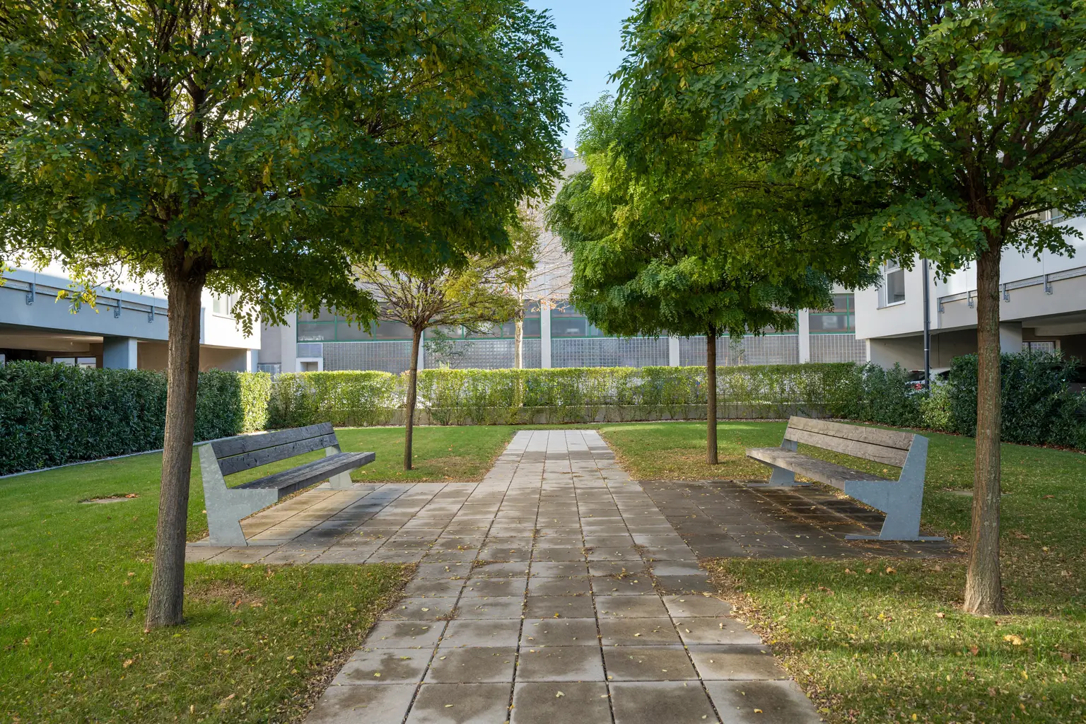 ENTWURF ** Barrierefreie, 3 Zimmerwohnung mit Grünblick, Loggia und Garagenplatz ** ENTWURF