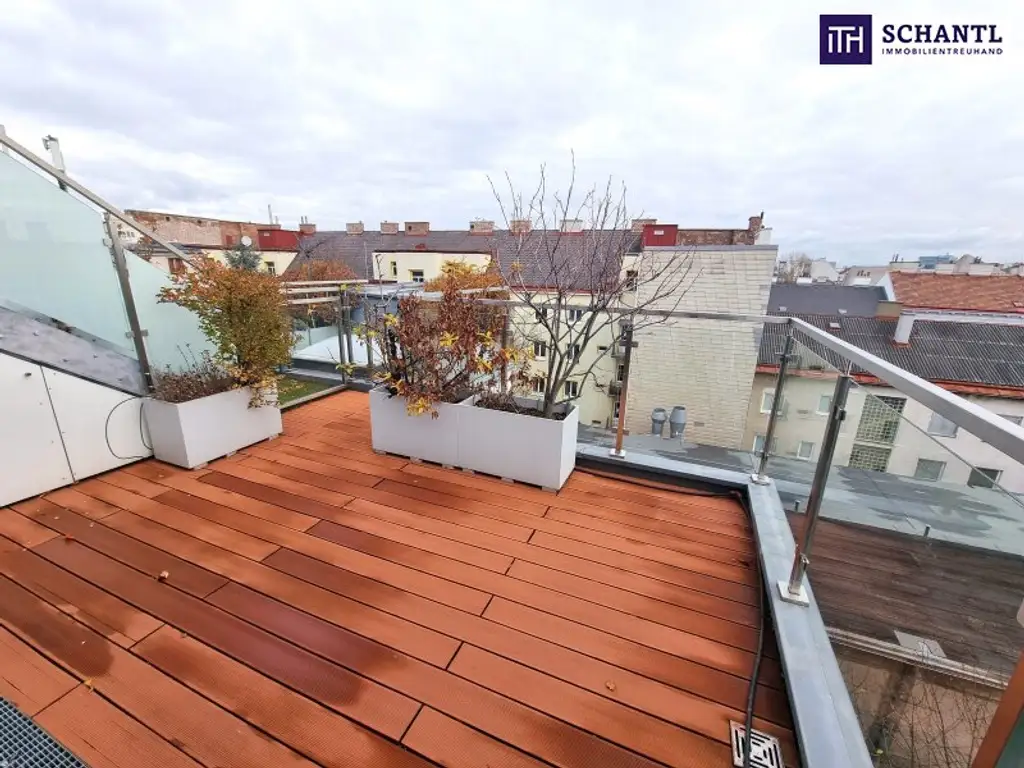 WOW! Lichtdurchflutete Traumwohnung mit hofseitiger Terrasse! Neues Lebensgefühl im Dachgeschoss mit perfekter Raumaufteilung + Kamin + Ideale öffentliche Anbindung! Jetzt zugreifen!