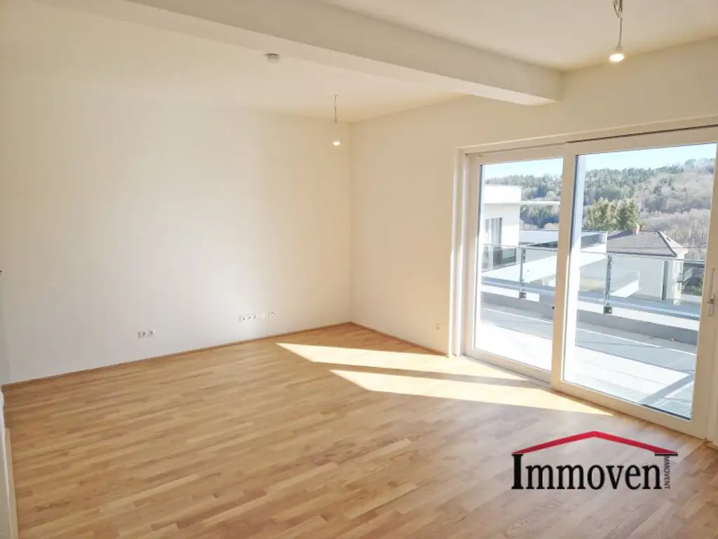 FINANZIERUNGSAKTION* - Erstbezug und Ruhelagein Mariatrost: moderne 3-Zimmerwohnung mit Terrasse und 2 Tiefgaragenplätze