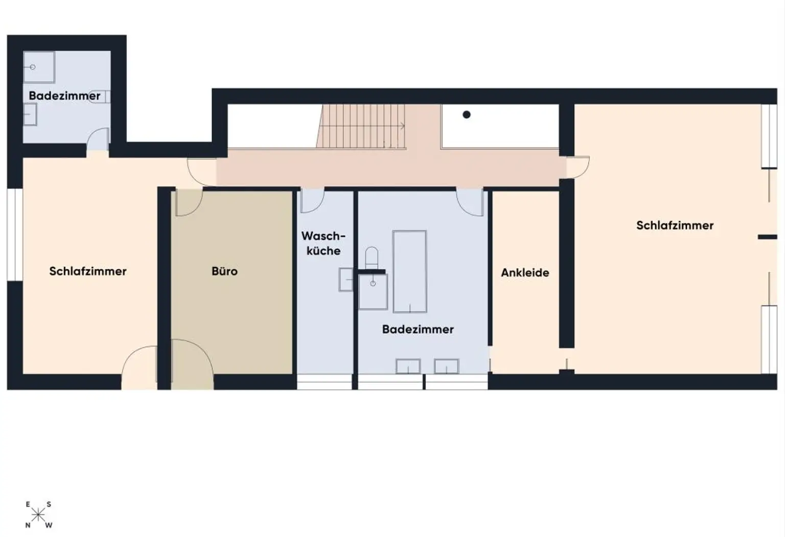 Grundriss ohne Maßstab / Ober