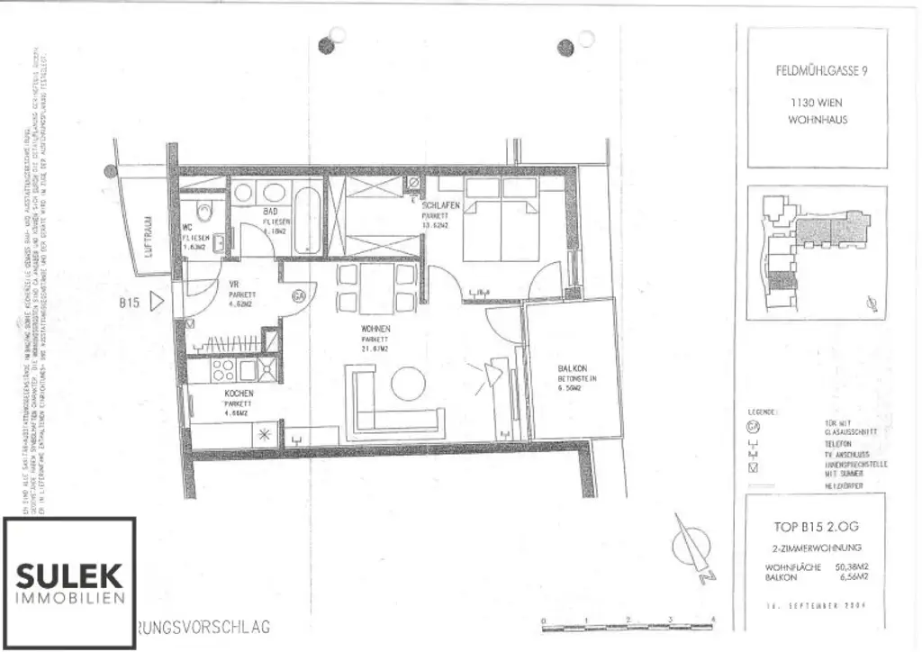 Wohntraum in Hietzing: Moderne 2-Zimmer-Wohnung mit Balkon nahe U4!