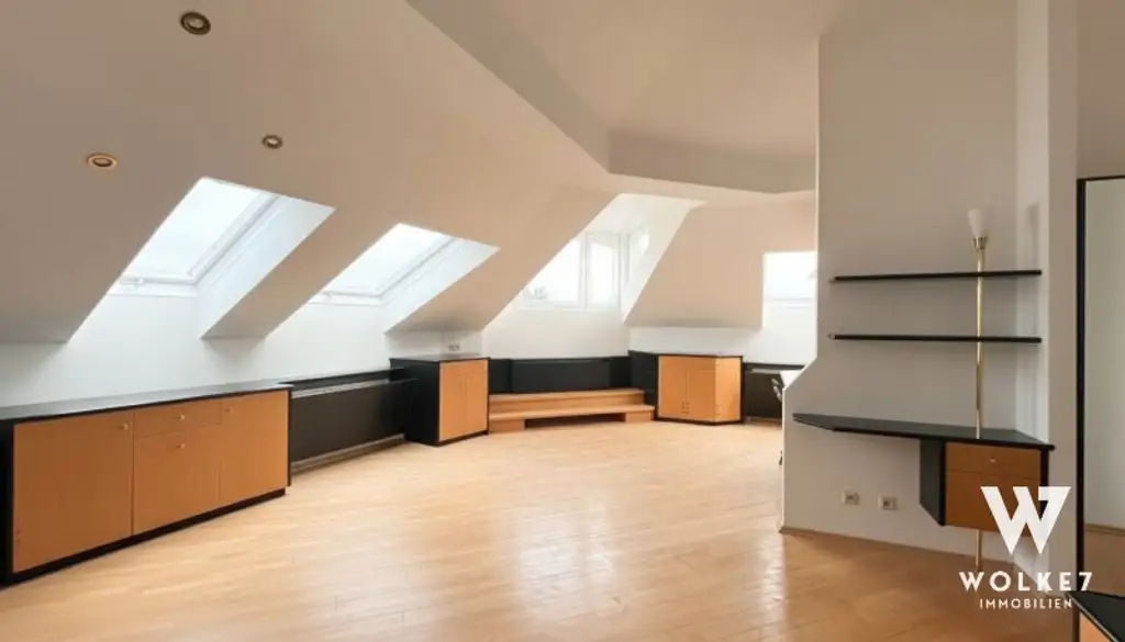 Exklusive Dachgeschoßwohnung mit ca. 86 m² und Blick über Wien I Nahe AKH