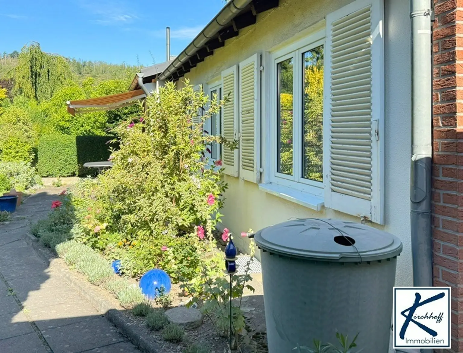Weg zur Terrasse