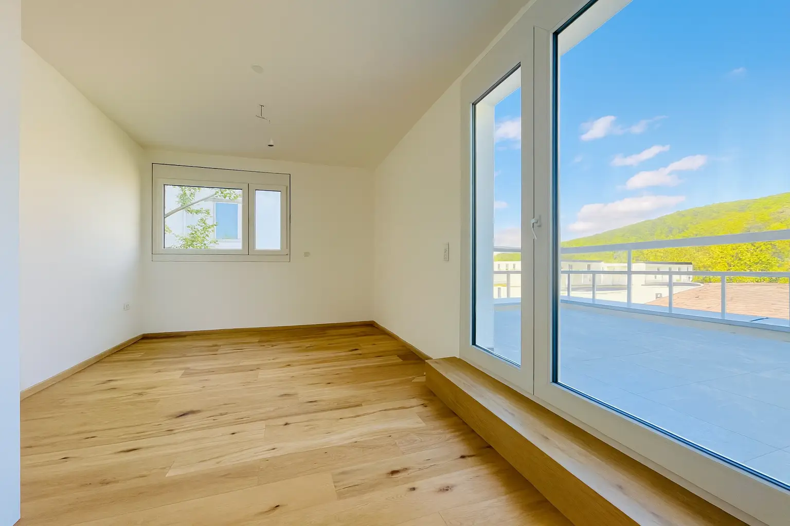 3-Zimmer-Neubau mit zwei Terrassen an der Grenze zu Purkersdorf