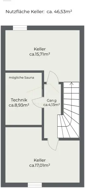 Gießhübl. Ruhe. Architektur.  Reihenhaus mit Garten