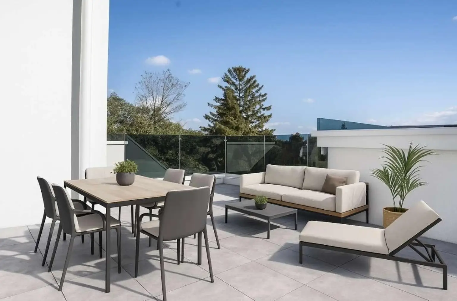 "Nur noch eine Einheit! Luxus-Doppelhaus mit Tiefgarage, Keller, Dachterrasse & Smart-Home - auf Eigengrund!"</"