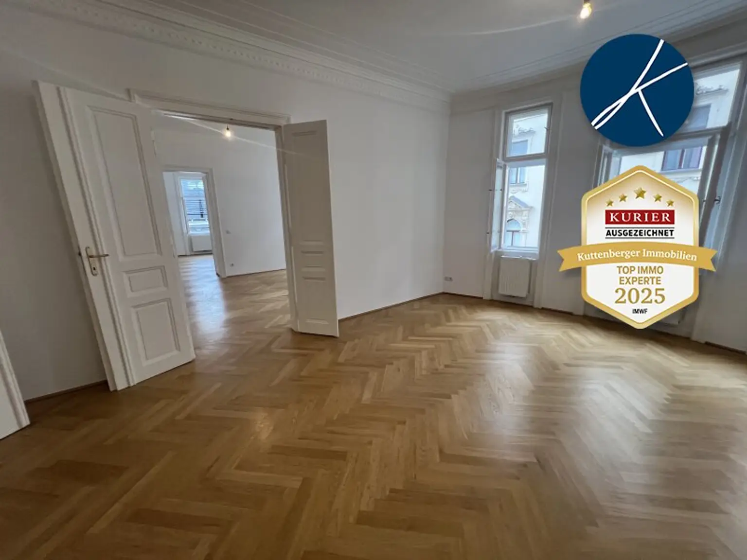 Nähe Stiftskirche (Mariahilfer Straße) U3 : Erstklassiges *Altbau-Juwel mit Balkon*