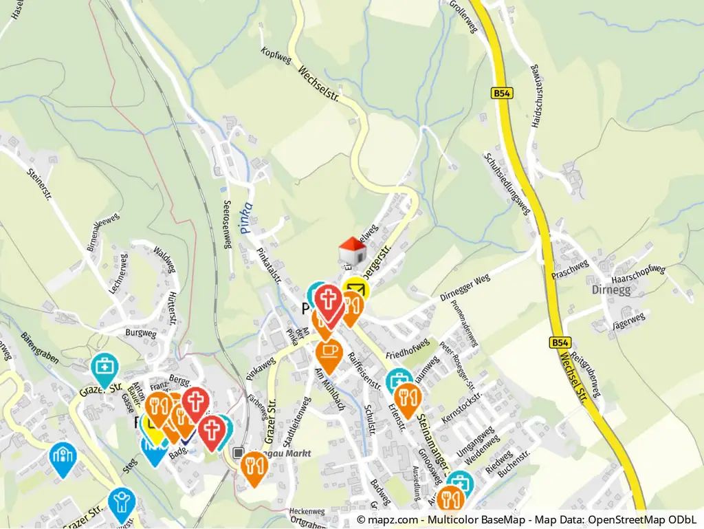 Geolyzer Kartenausschnitt