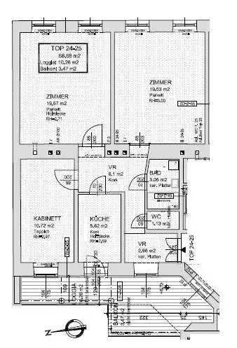 Investment in den Wiener Altbau I unbefristet vermietete Balkonwohnung
