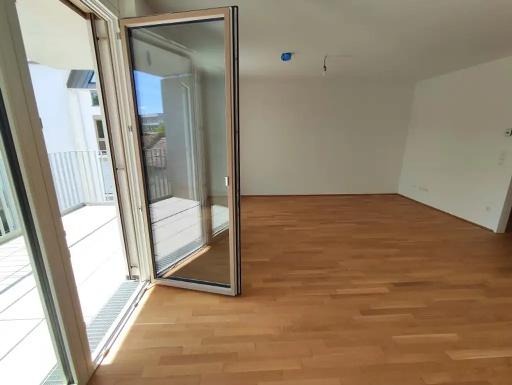 NEUBAU 3-Zimmer-ERSTBEZUG mit 2 Balkonen im 4. OG in 1210 Wien! Top 2/38