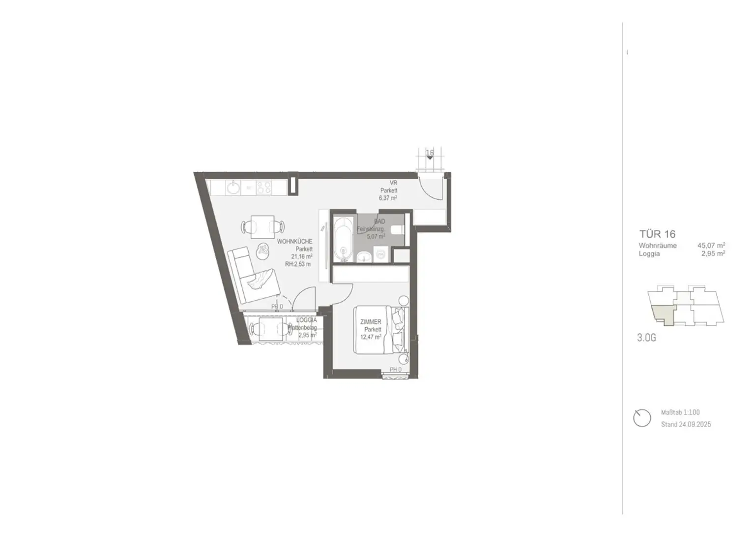 Zeitgemäßes Wohnen: 2-Zimmer-Neubau mit Freifläche - Traum Anlage ERSTBEZUG