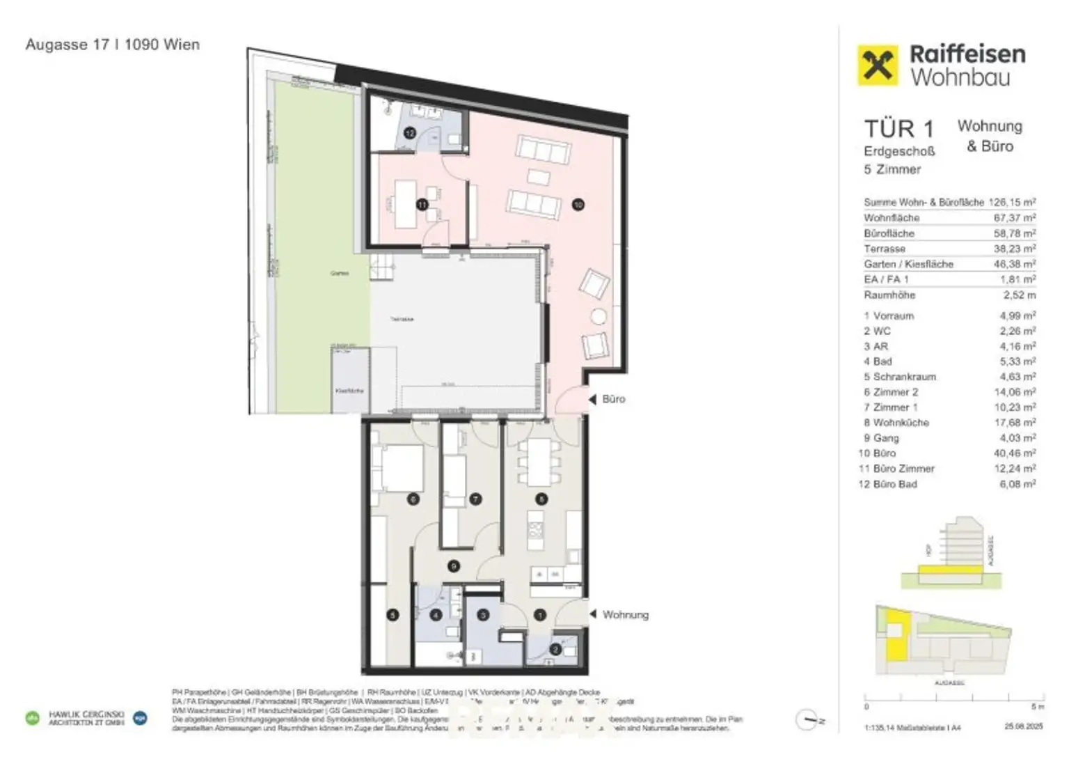 Plan Top 01 mit Büro